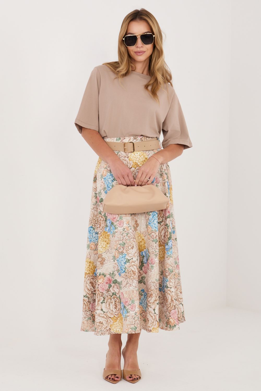 Jupe femme Italy Moda — beige