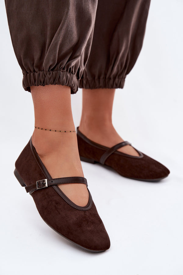 Ballerine femme Step in style — brun