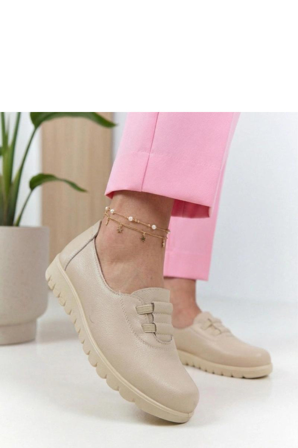 Bottes femme Solea Chaussures Basses Chaussures — beige