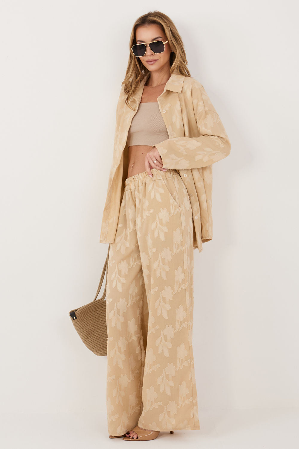 Ensemble lingerie femme Rue Paris L Ensemble L — beige