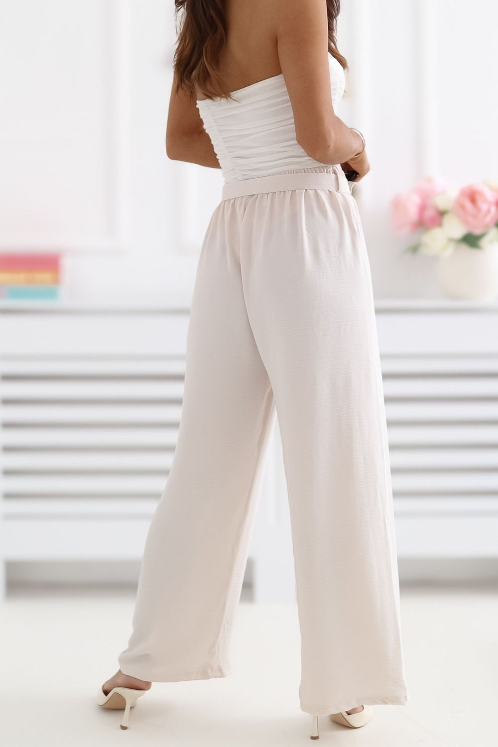 Chaussures à talons femme Factory Price Pantalon Pantalon — beige