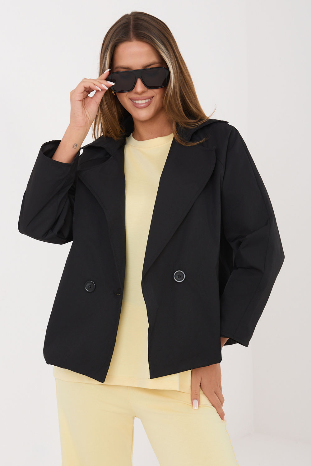 Manteau femme Rue Paris — noir