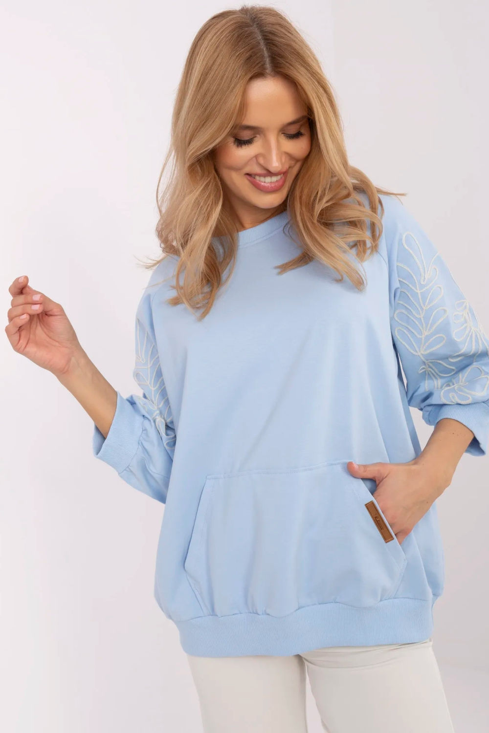 T-shirt femme Rue Paris Sweatshirt Sweatshirt — bleu