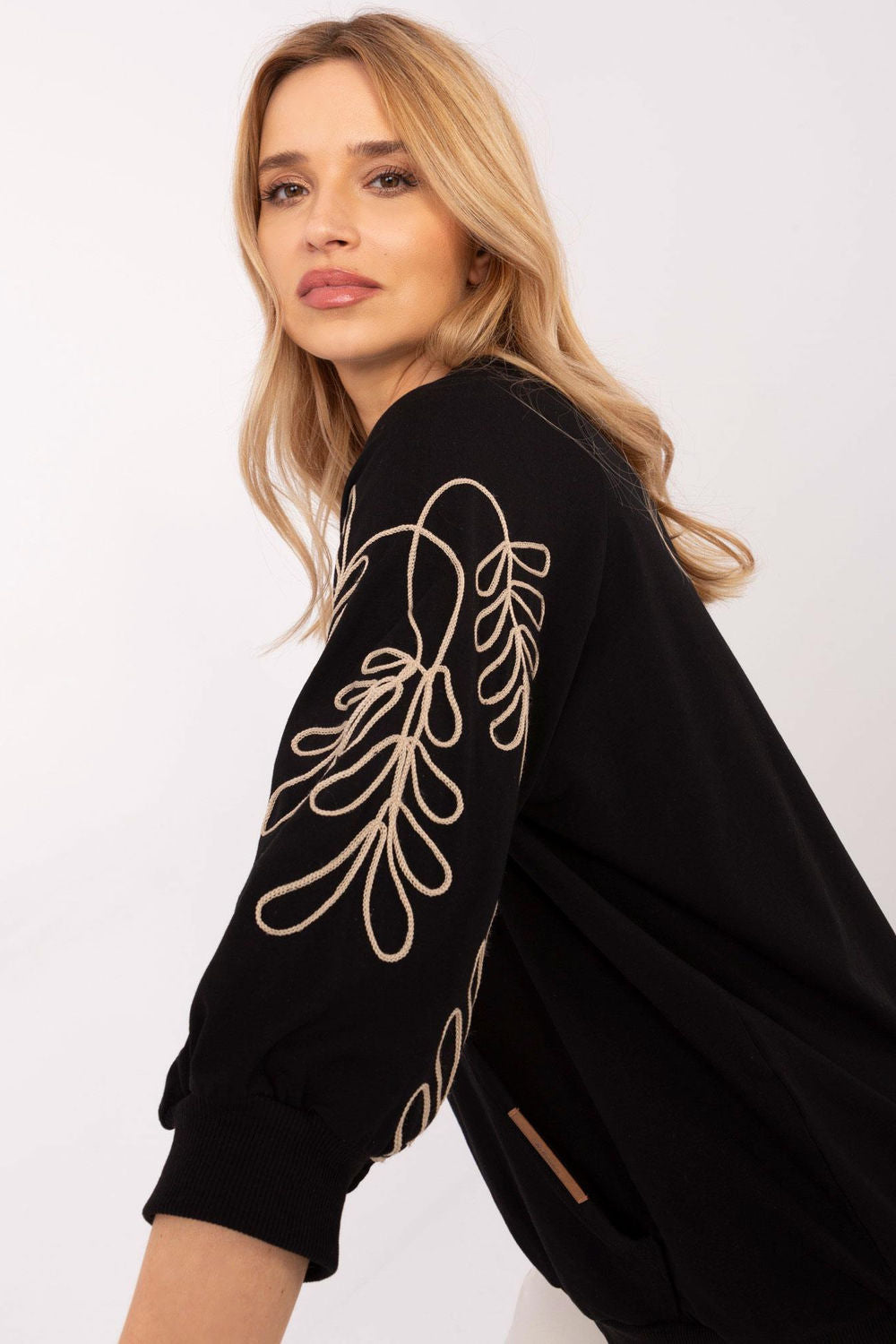 T-shirt femme Rue Paris Sweatshirt Sweatshirt — noir