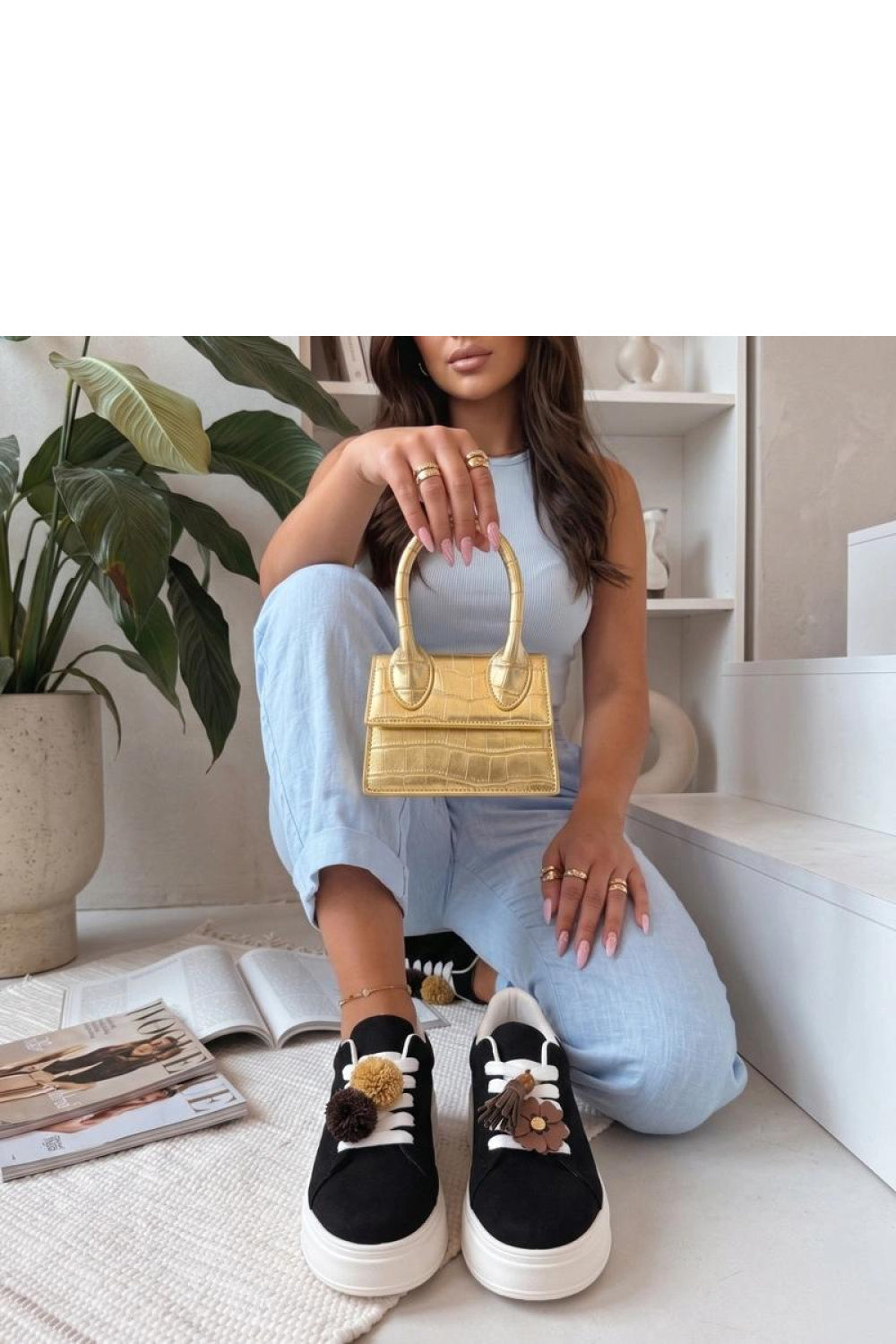 Baskets femme Solea À Plateforme À — noir
