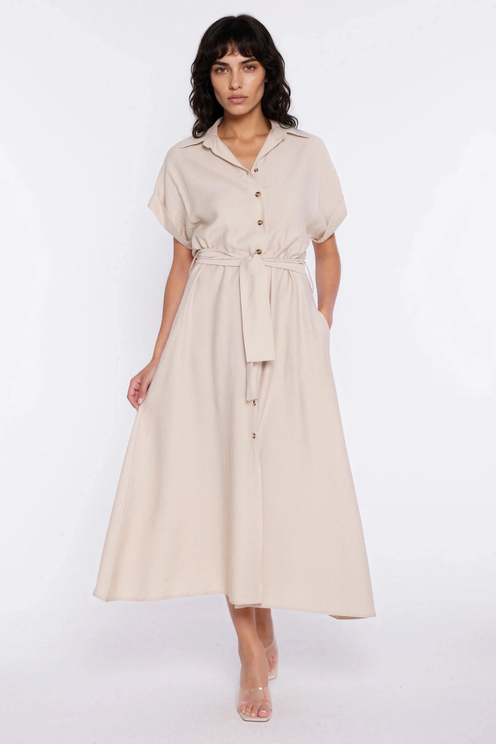 Robe femme Nife De Jour De — beige