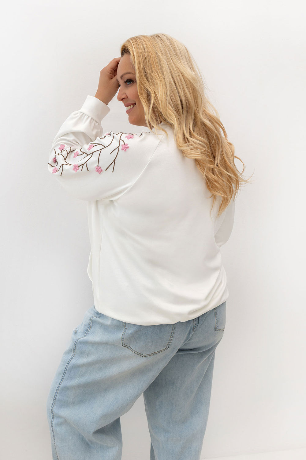 T-shirt femme Relevance Sweatshirt Sweatshirt — blanc