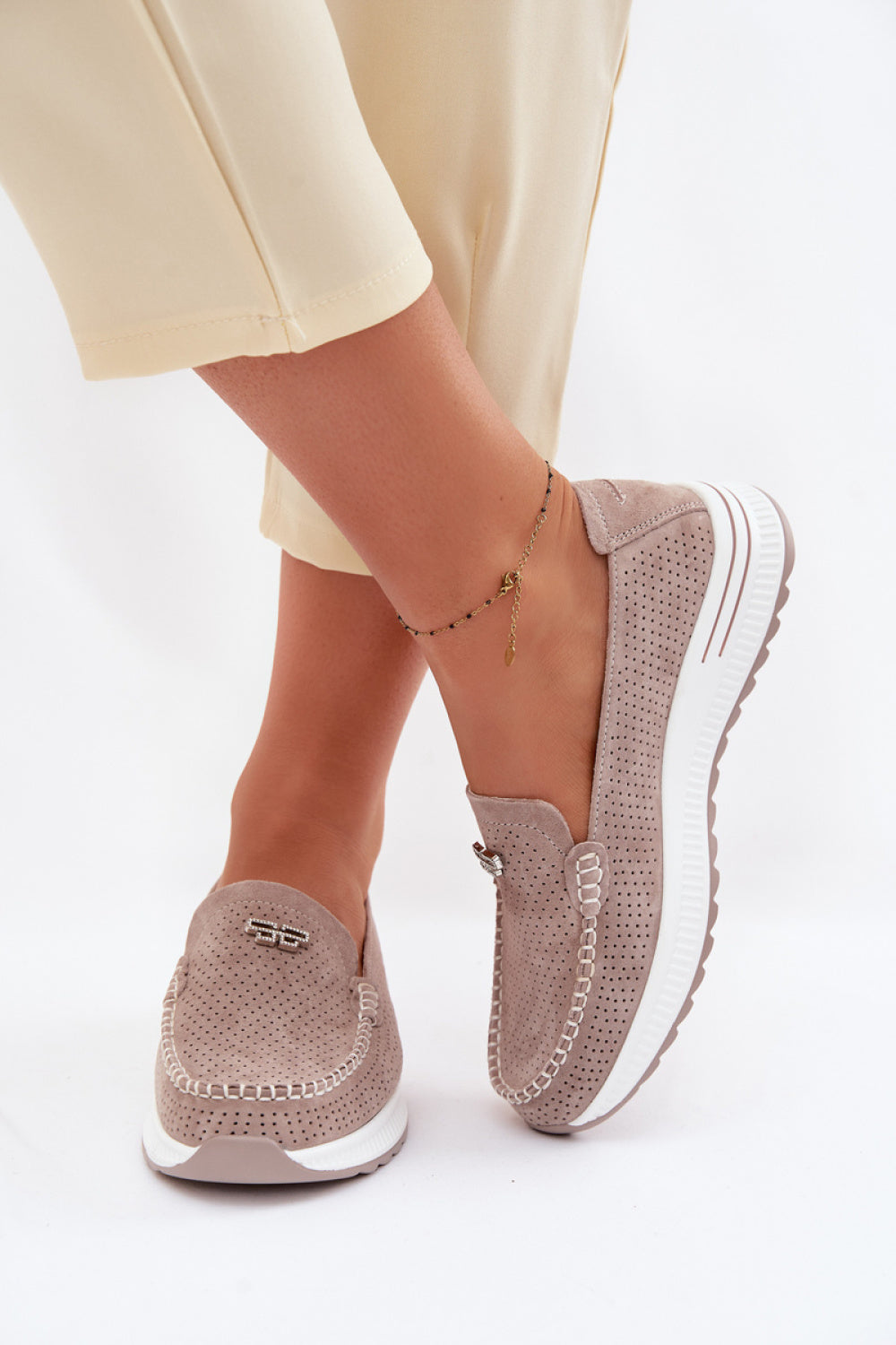 Moccasins femme Step in style — beige