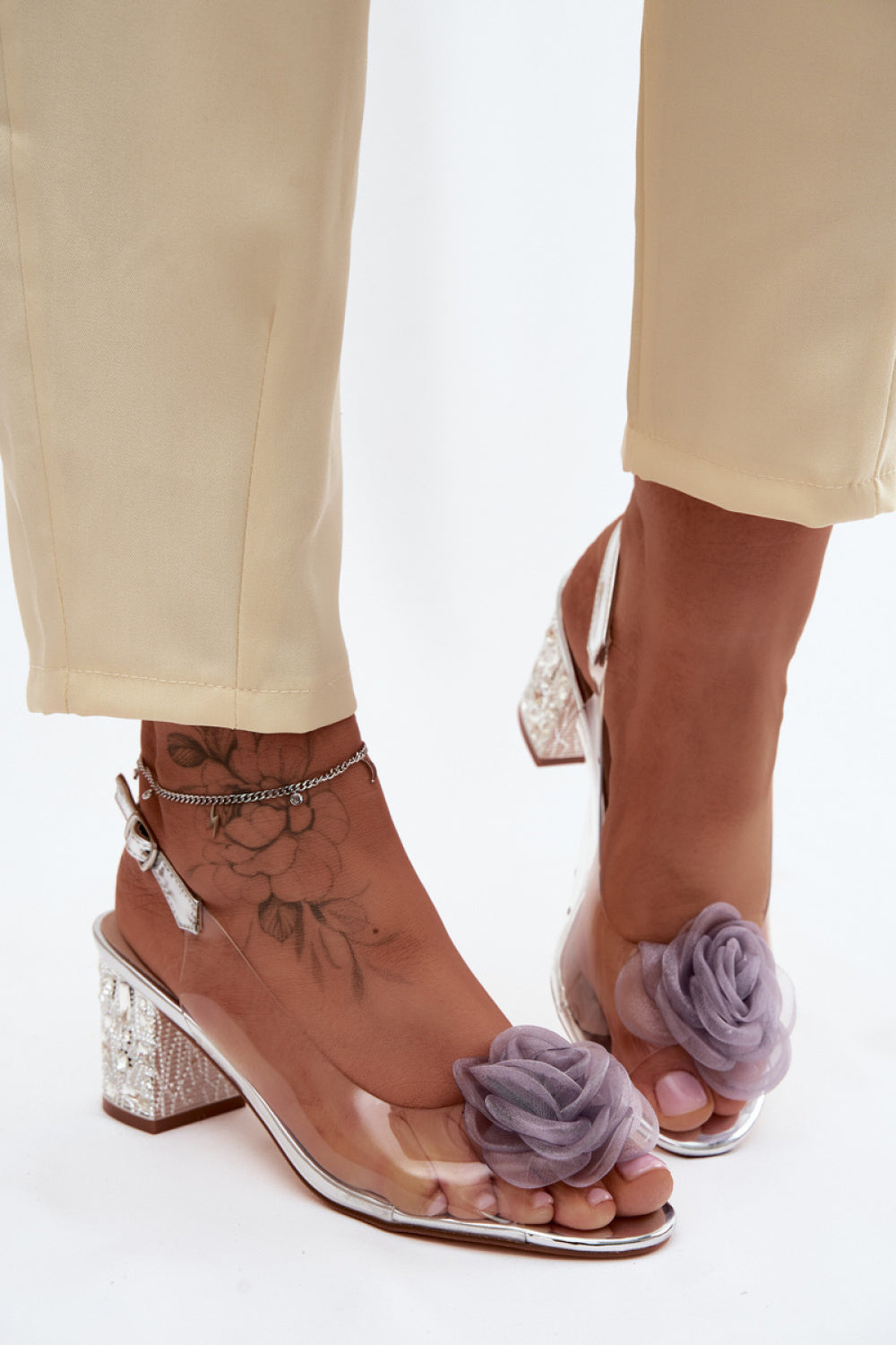 Sandales femme Step in style À Talons À — gris