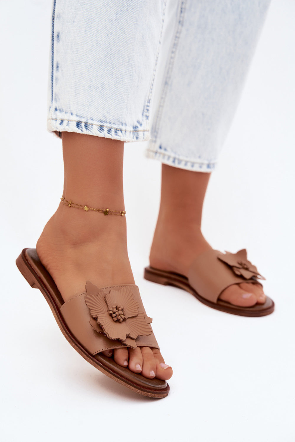 Sandales femme Step in style Clacquettes Clacquettes — brun