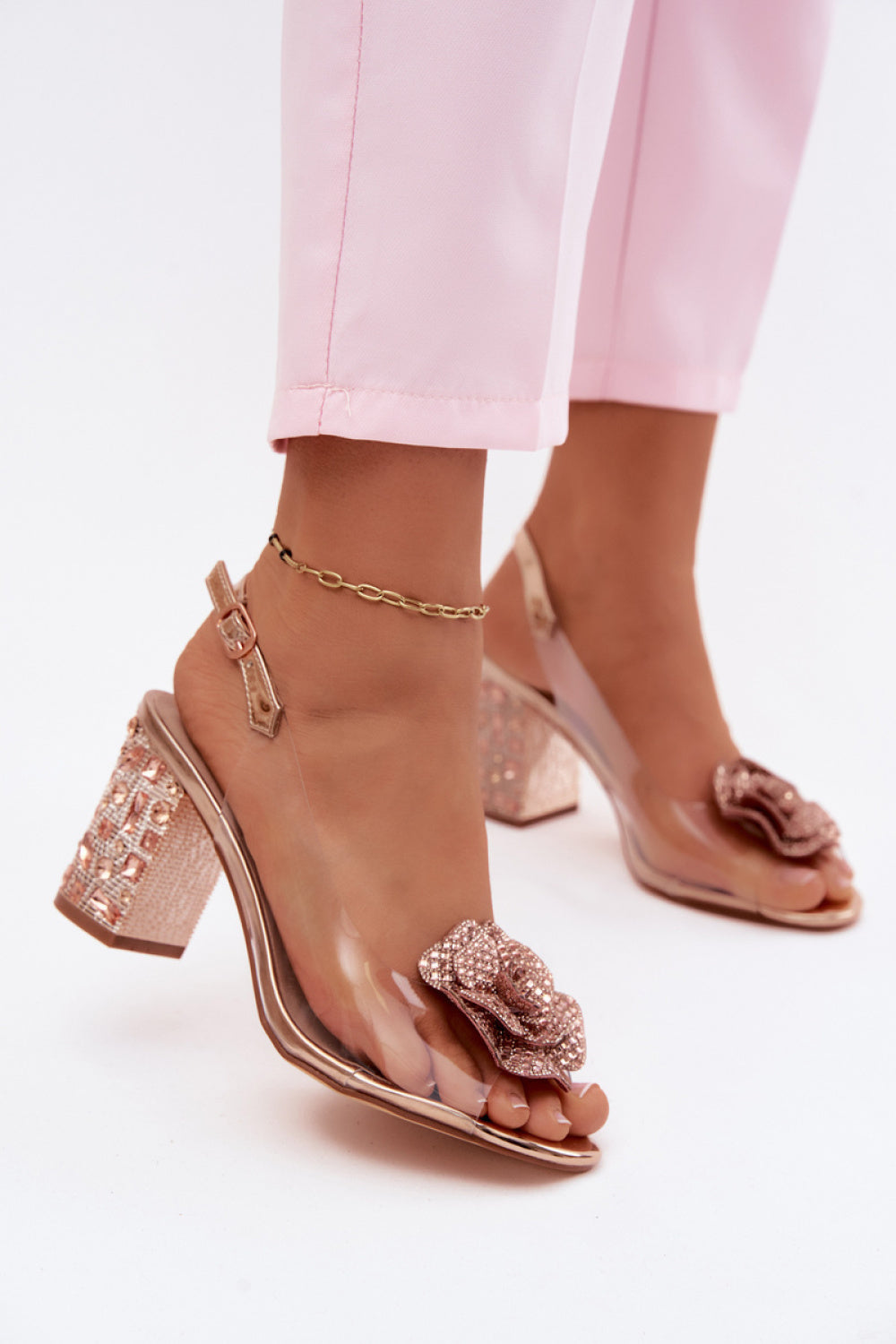 Sandales femme Step in style À Talons À — rosé