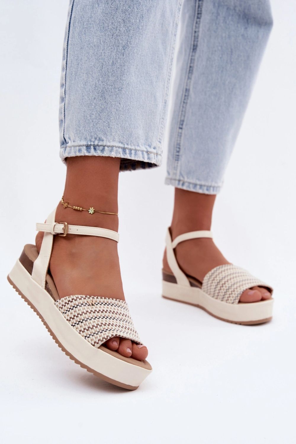 Sandales femme Step in style Cothurnes Cothurnes — beige