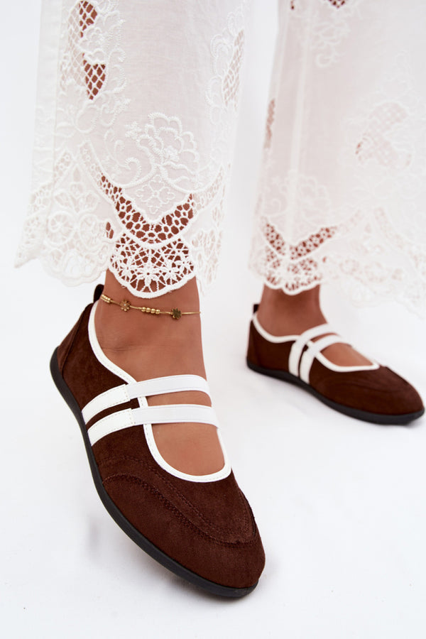Ballerine femme Step in style — brun