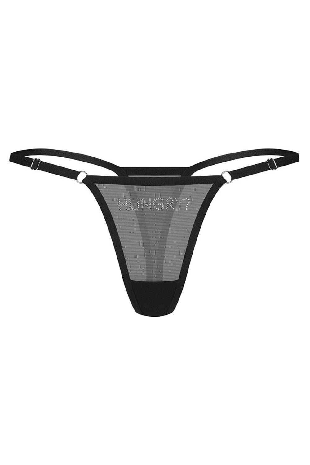 String femme Obsessive Strings Strings — noir