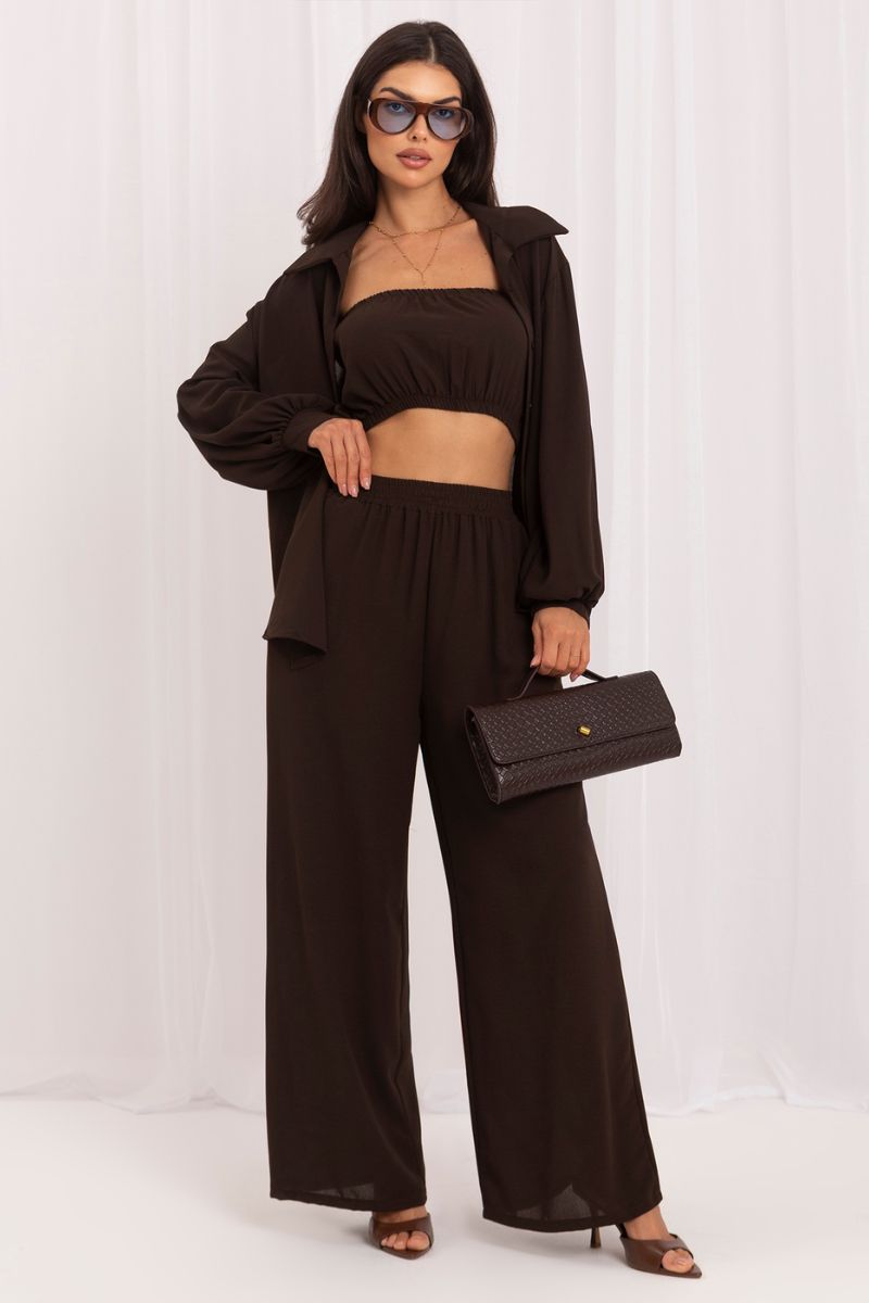 Ensemble lingerie femme Italy Moda L Ensemble L — brun