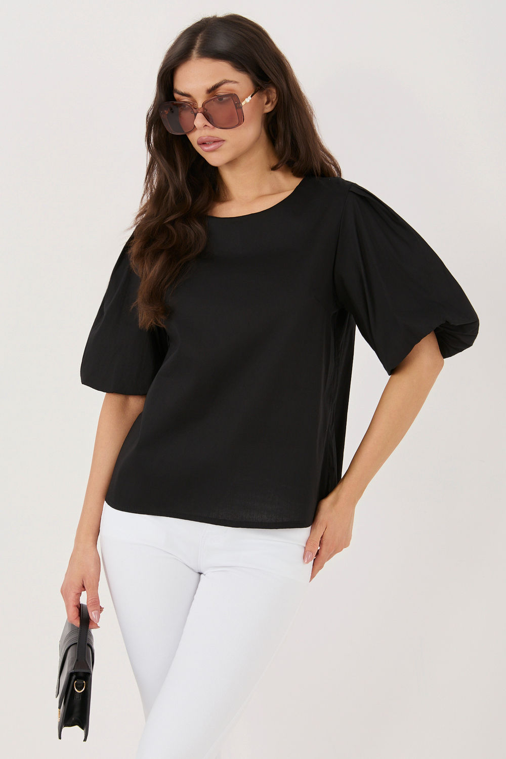 Blouse femme Italy Moda Chemisier Chemisier — noir