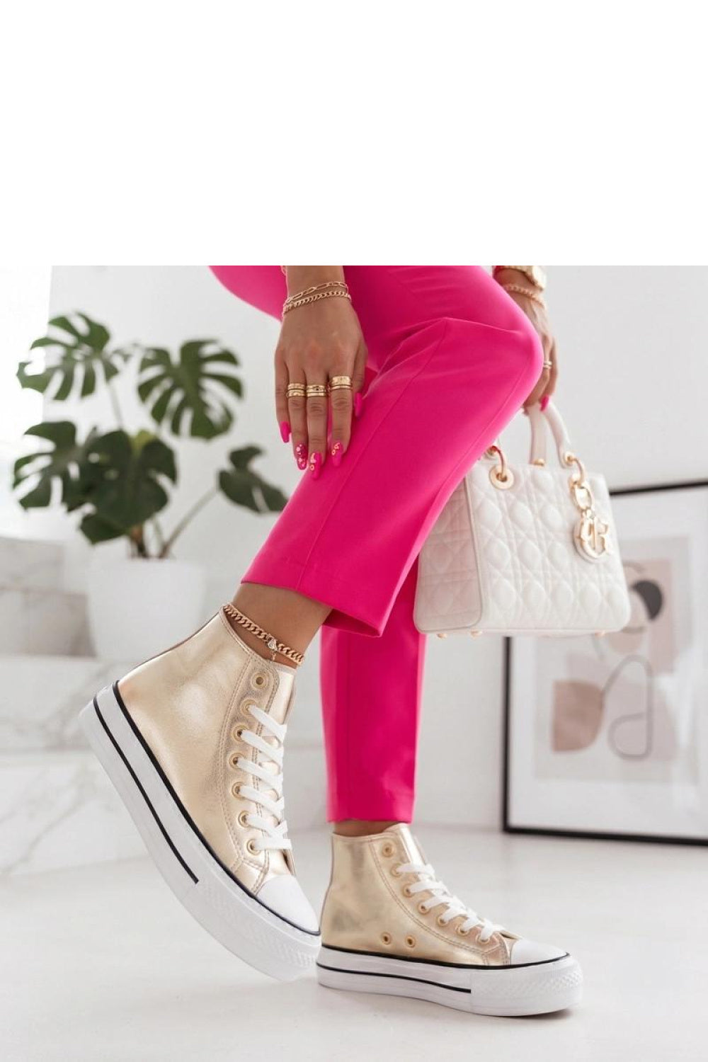 Baskets femme Solea À Plateforme À — jaune
