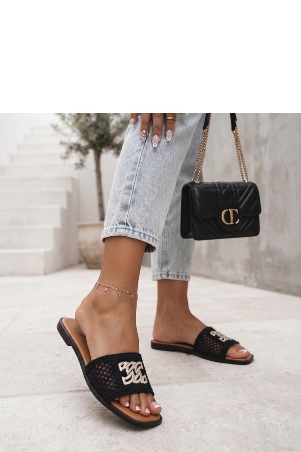 Sandales femme Solea Clacquettes Clacquettes — noir