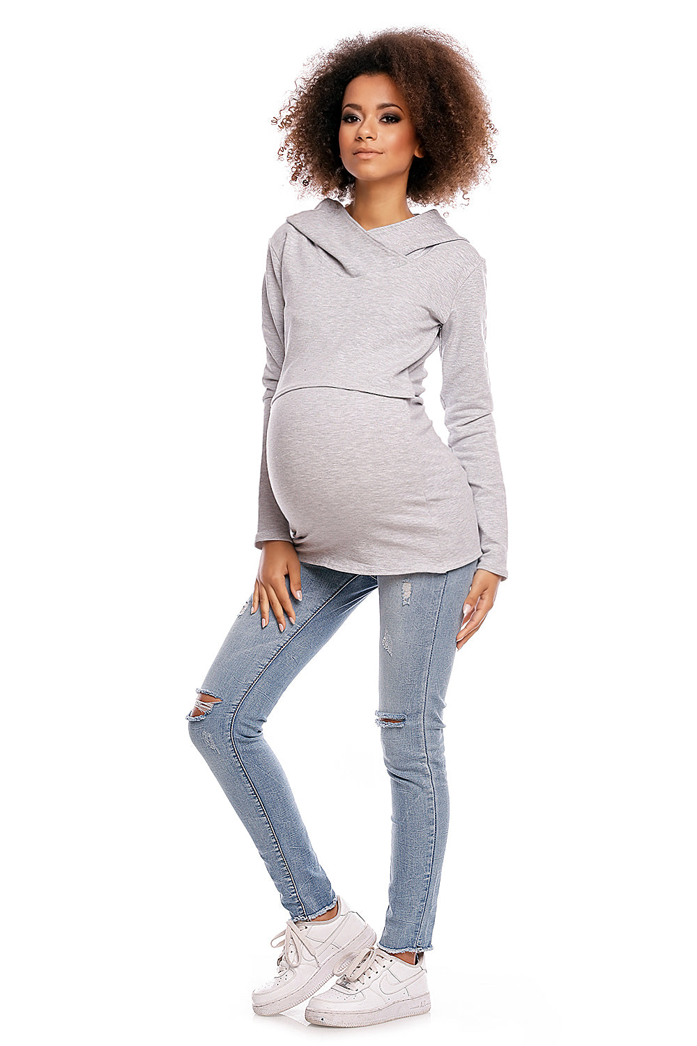 T-shirt femme PeeKaBoo — gris