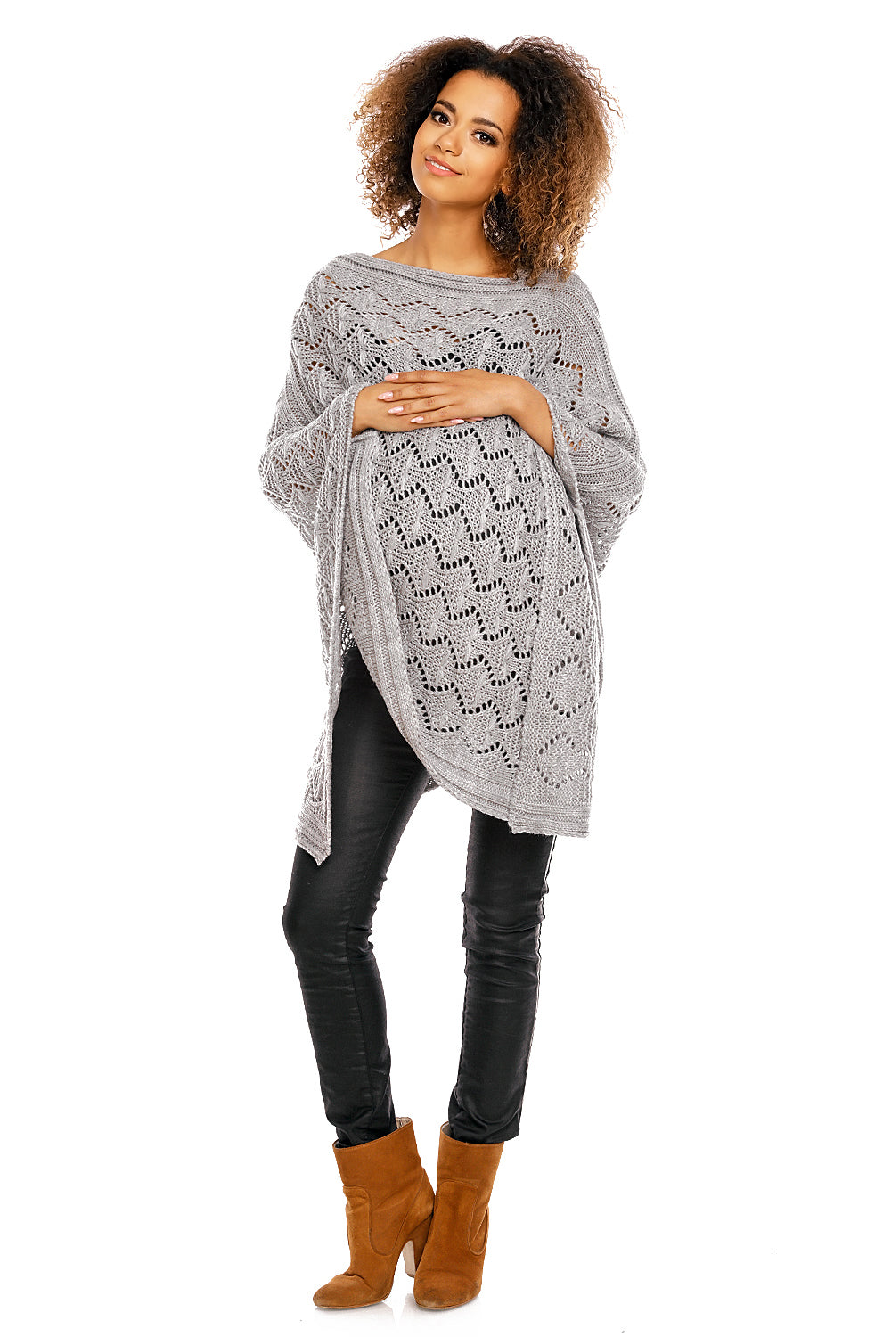 Cardigan de grossesse femme PeeKaBoo — gris