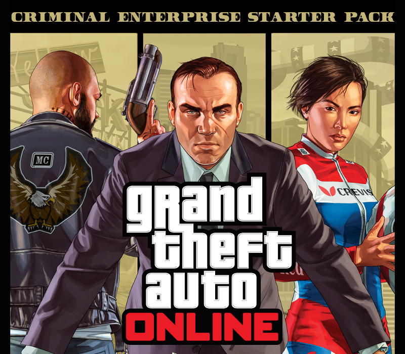 Grand Theft Auto V + Criminal Enterprise Starter Pack DLC + Megalodon Shark Cash Card Rockstar Digital Download