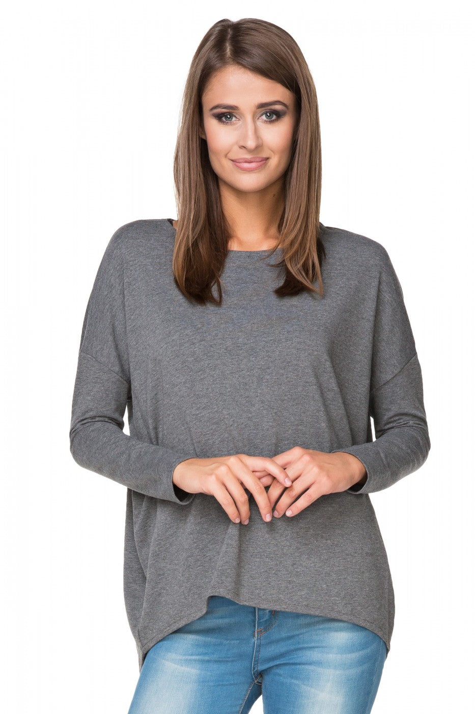 T-shirt femme Tessita Sweatshirt Sweatshirt — gris