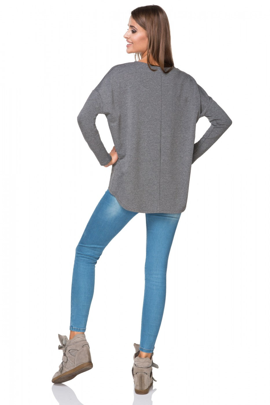 T-shirt femme Tessita Sweatshirt Sweatshirt — gris