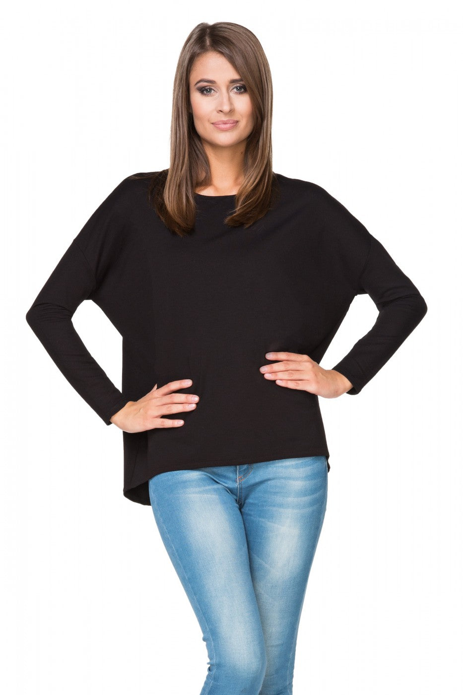 T-shirt femme Tessita Sweatshirt Sweatshirt — noir