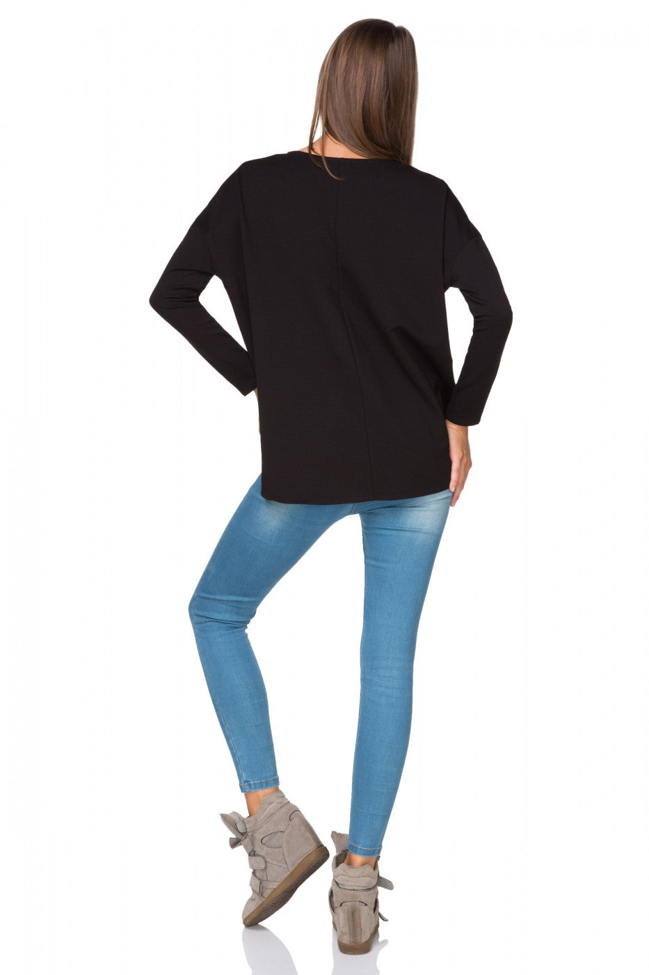 T-shirt femme Tessita Sweatshirt Sweatshirt — noir