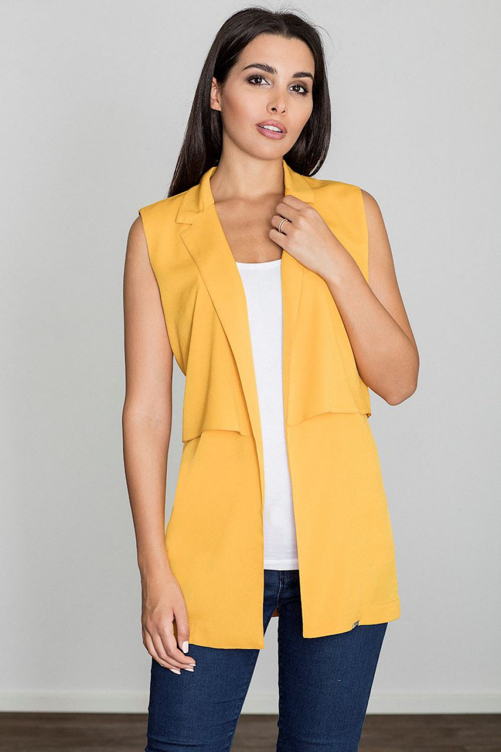 Gilet femme Figl — jaune