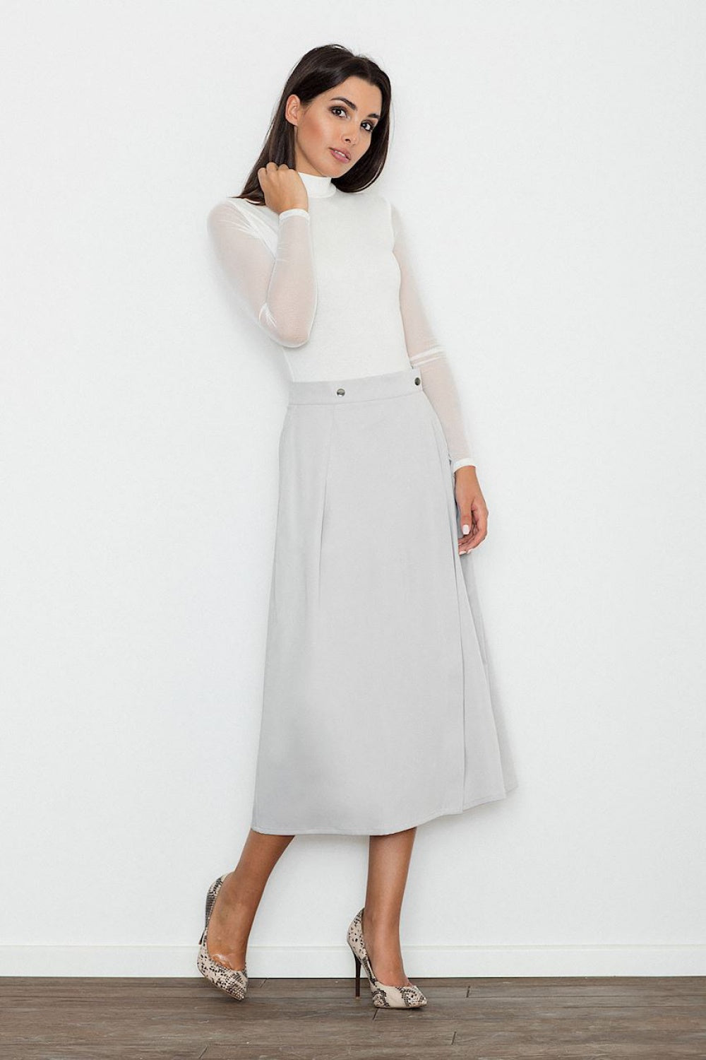 Jupe femme Figl Longue Longue — gris
