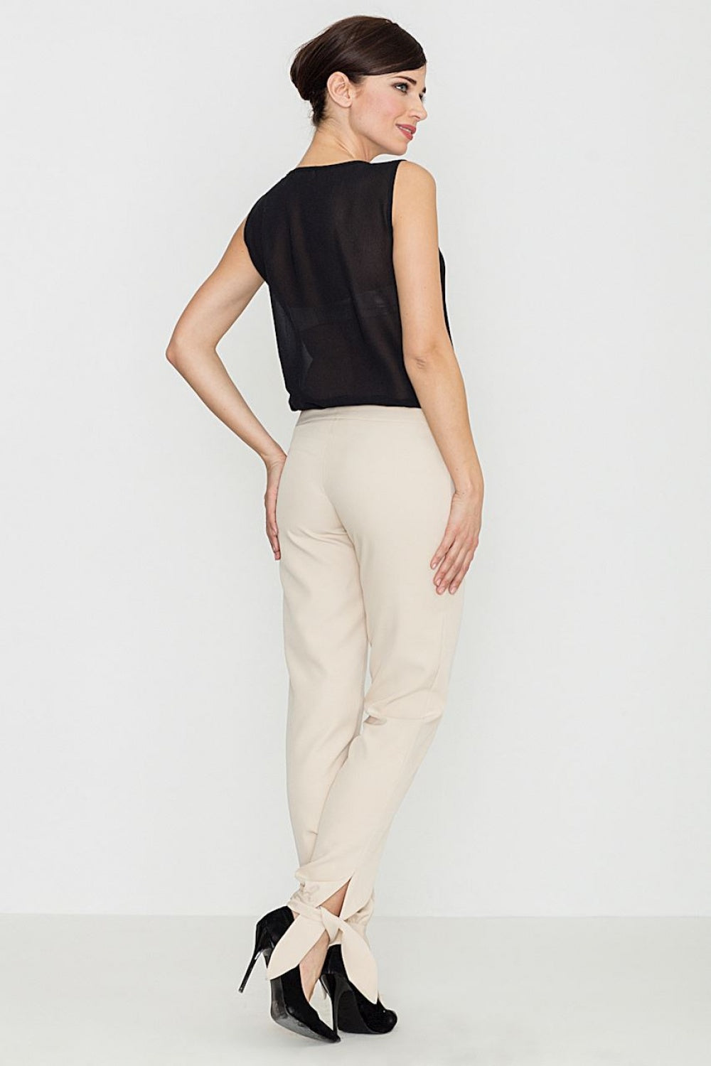 Chaussures à talons femme Lenitif Pantalon Long Pantalon — beige