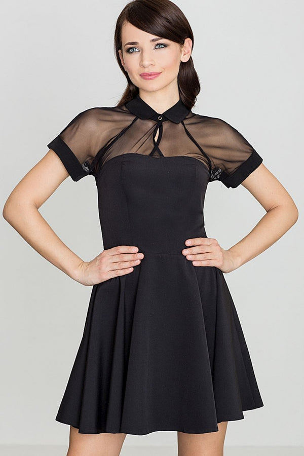 Robe femme Lenitif Courte Courte — noir