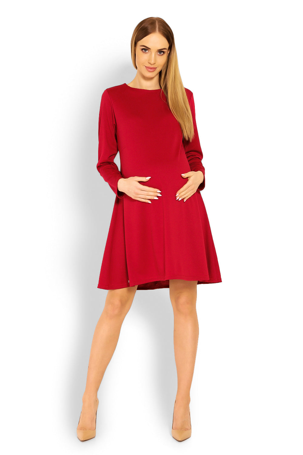 Robe femme PeeKaBoo De Grossesse De — rouge