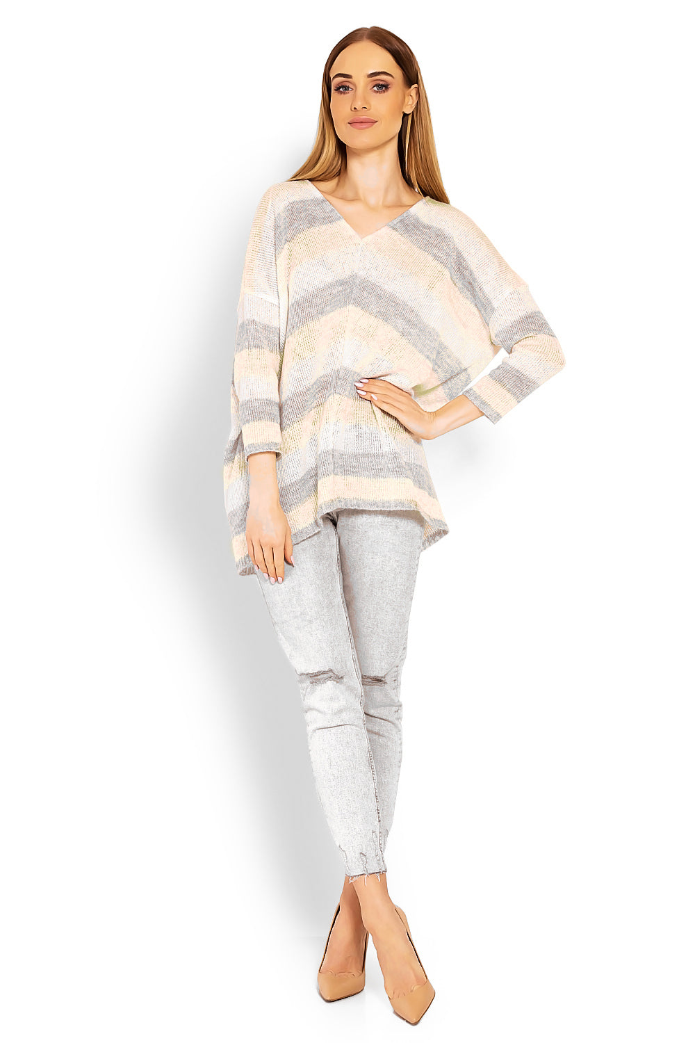 Pull femme PeeKaBoo Chandail Chandail — jaune