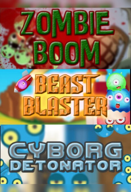 Zombie Boom + Beast Blaster + Cyborg Detonator Steam Key GLOBAL