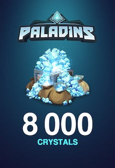 Paladins Crystals GLOBAL 8 Key GLOBAL 8000 Crystals