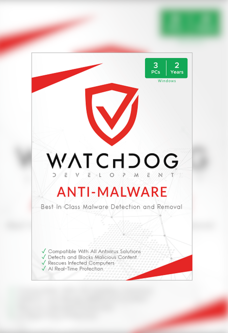 Watchdog Anti-Malware 3 PC 2 Years - Key - GLOBAL