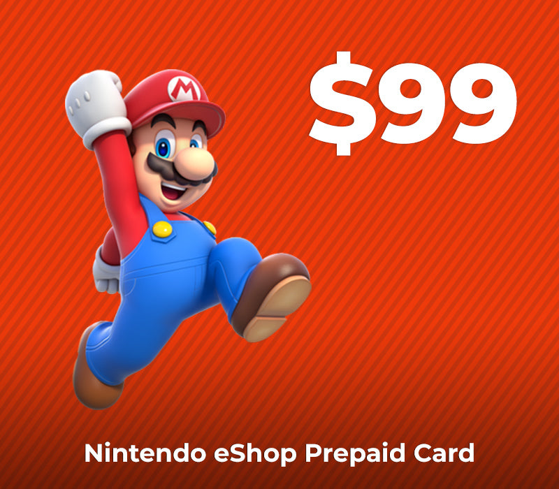 Nintendo eShop Prepaid Card $99