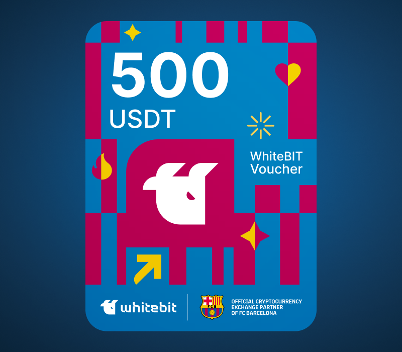 WhiteBIT - FC Barcelona Edition - 500 USDT Voucher
