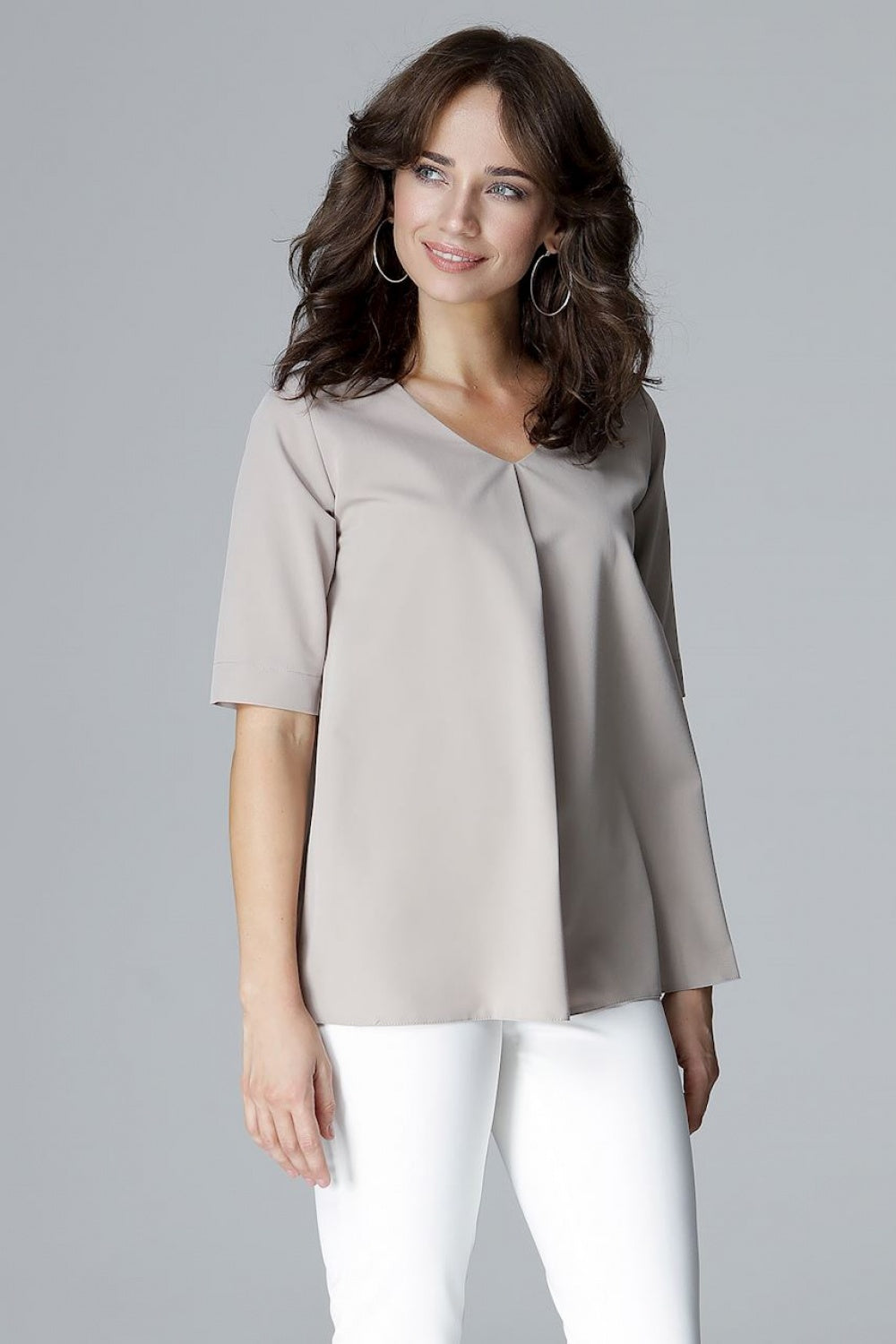 Blouse femme Lenitif Chemisier Chemisier — beige