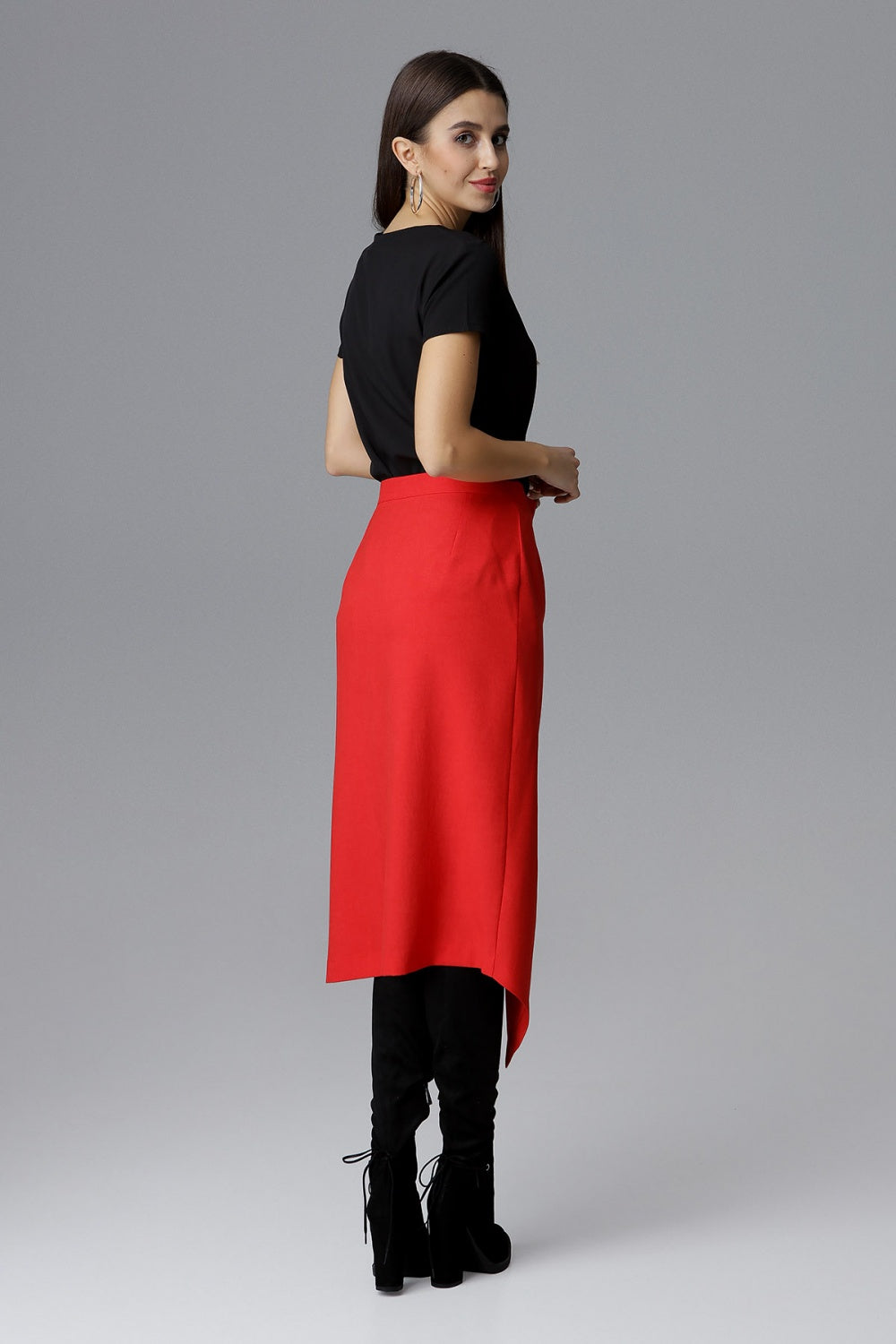 Jupe femme Figl — rouge