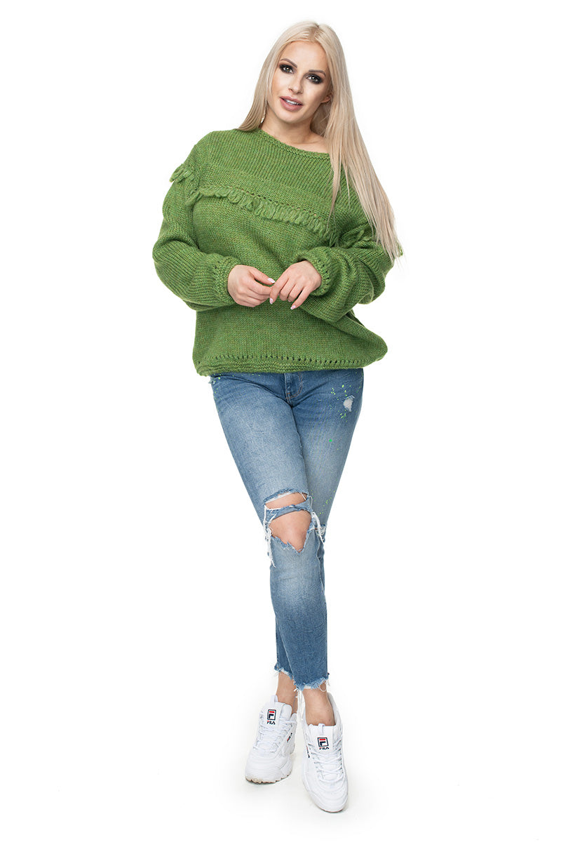 Pull femme PeeKaBoo Chandail Chandail — vert