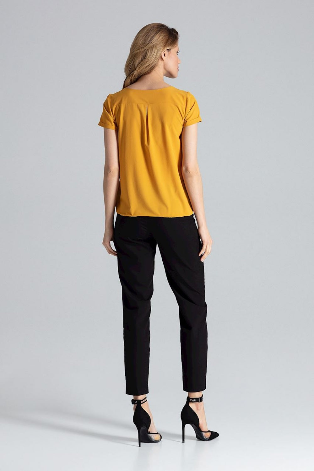 Blouse femme Figl Chemisier Chemisier — jaune