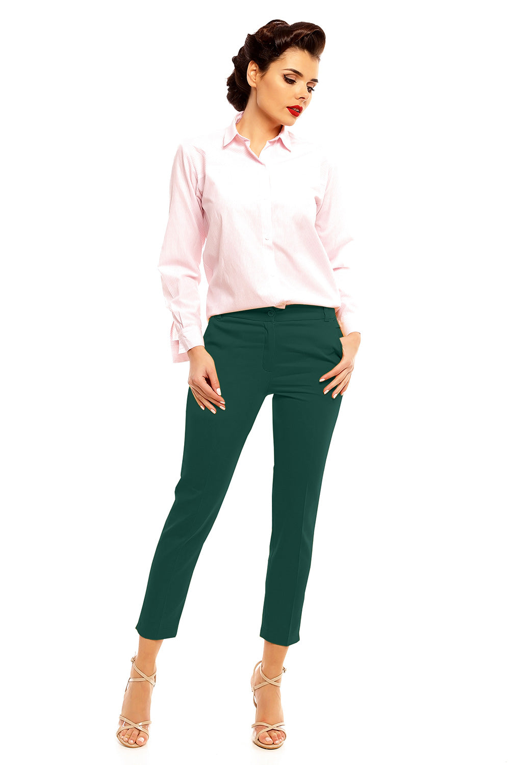 Chaussures à talons femme Cabba Pantalon Pantalon — vert