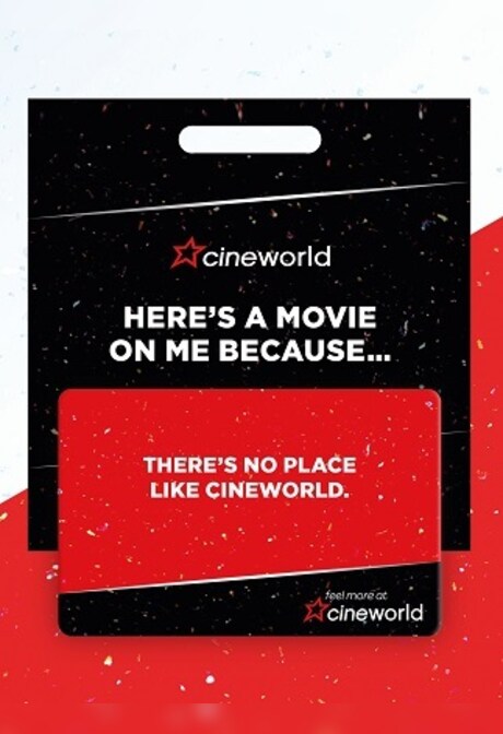 Cineworld Gift Card 10 GBP - Cineworld Key - UNITED KINGDOM