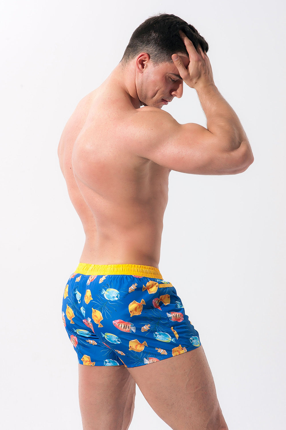 Culotte homme Alpha Male Slip De Bain — bleu