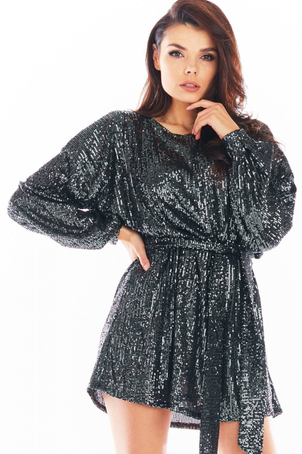 Robe femme awama Courte Courte — gris