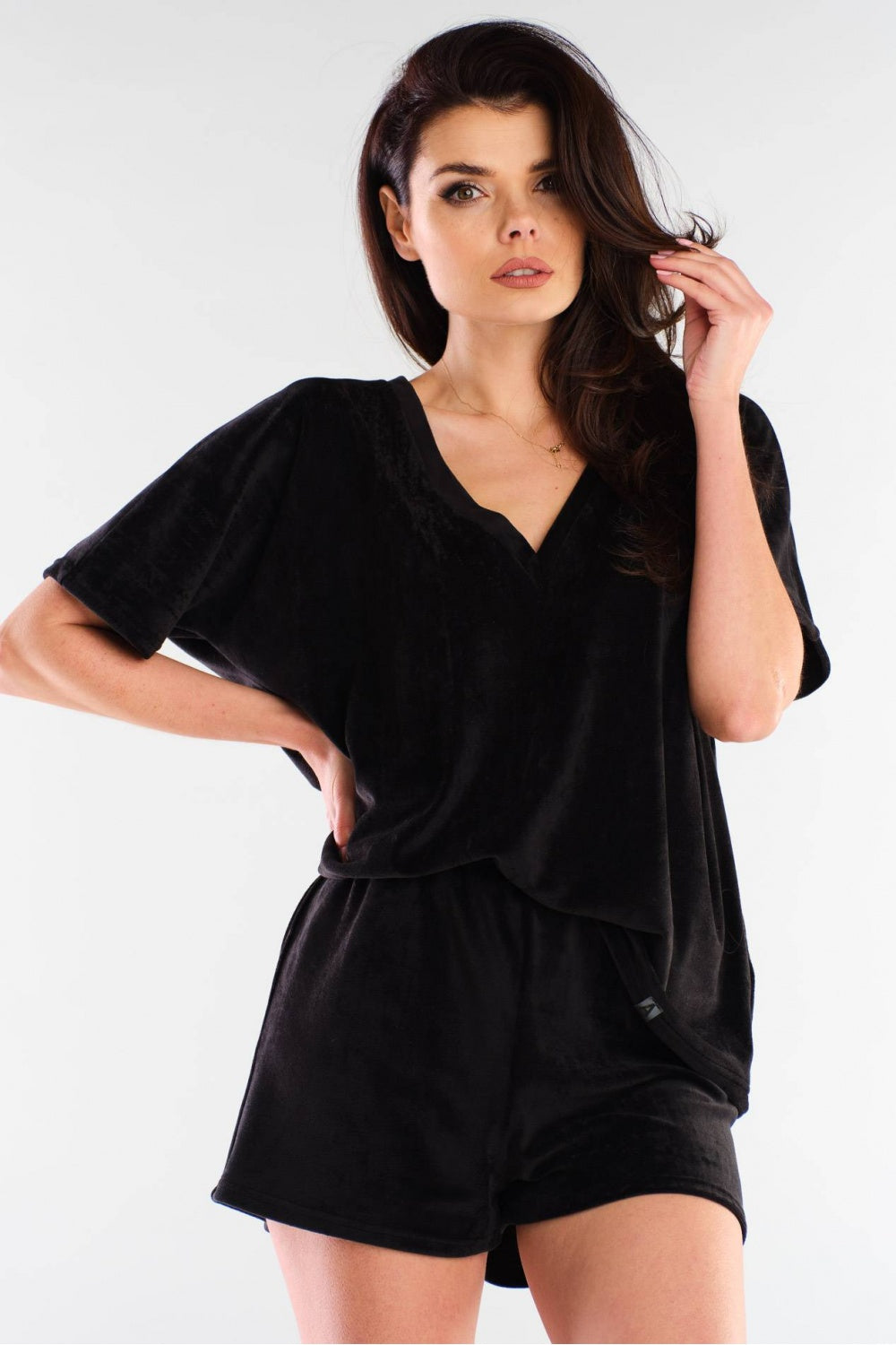 Chaussures à talons femme awama Shorts Shorts — noir