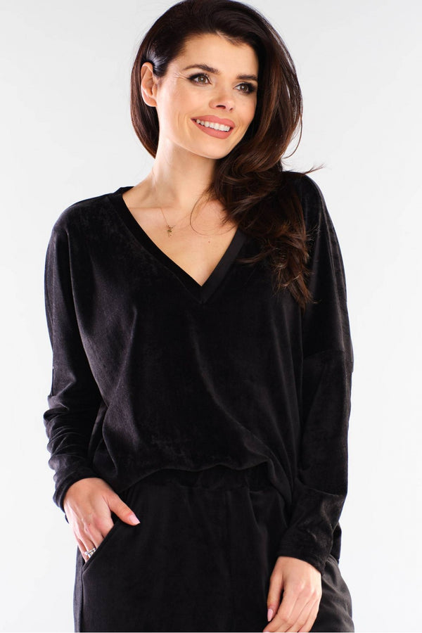 T-shirt femme awama Sweatshirt Sweatshirt — noir